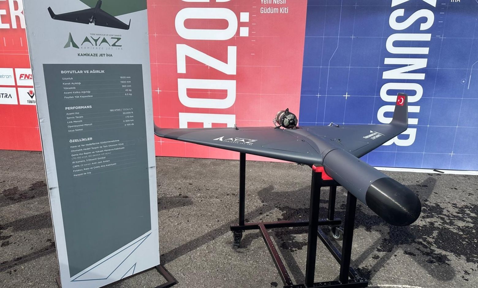 TUSAŞ Unveils AYAZ Jet-Powered Kamikaze UAV at “FIRE FREE 2026” Exercise